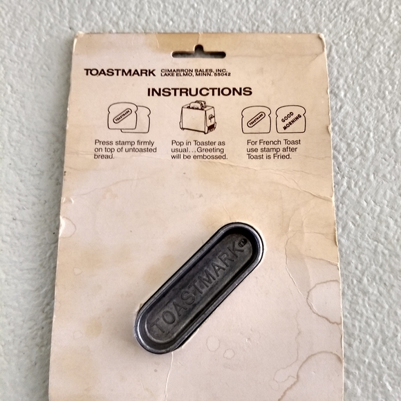 Toastmark Kitchen Vintage Good Morning Bread Stamp Poshmark